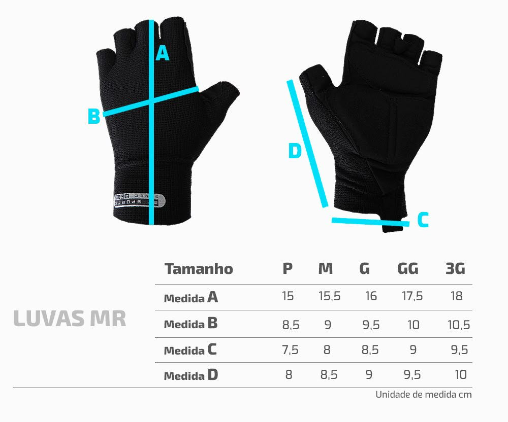 Luva Mauro Ribeiro Fiber - Dedo Curto