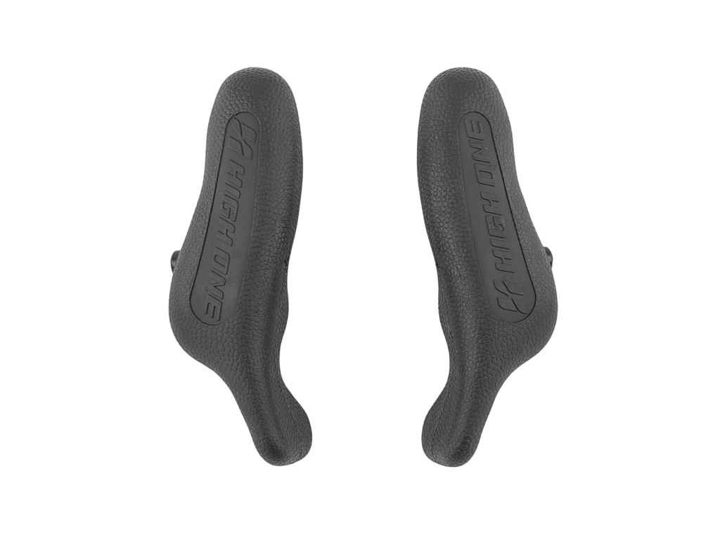 Bar End Curto Emborrachado 126mm Preto - High One