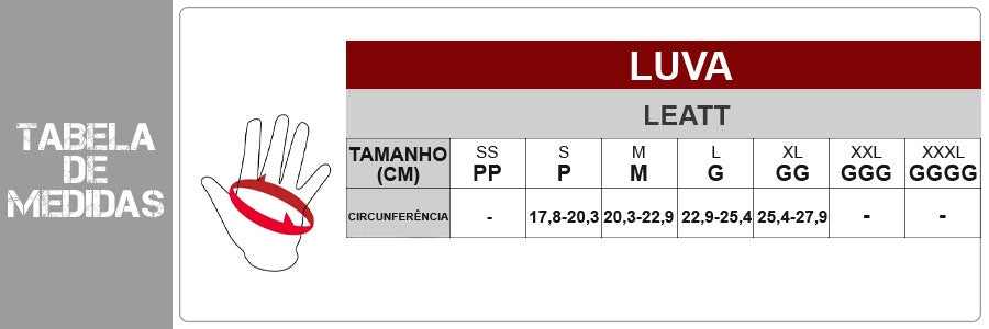 Luva Leatt MTB 1.0 Gripr - Fechada / Feminina