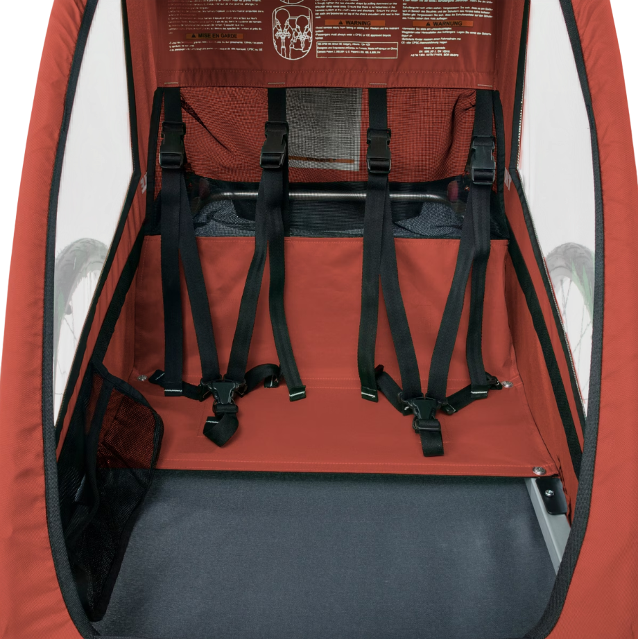 Bike Trailer Thule Cadence Hot Sauce Red - p/ 1 ou 2 Bebês