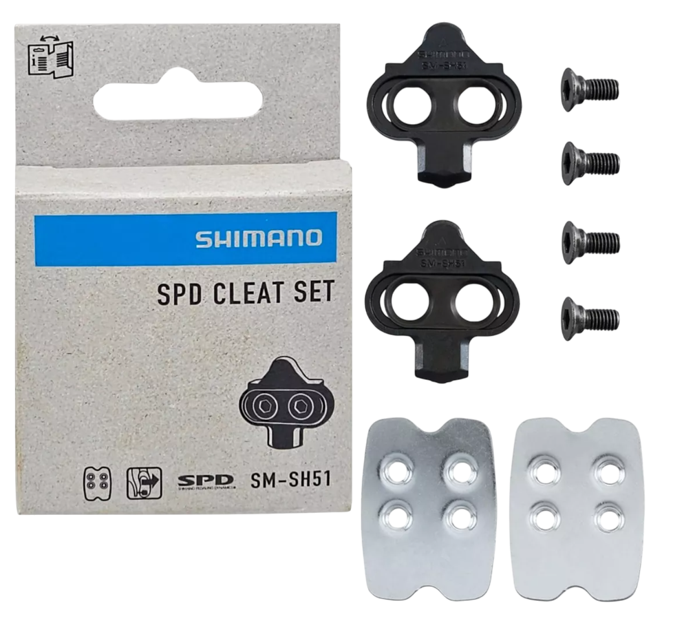 Taquinho MTB Shimano SM-SH51 - c/ Porca de Taco