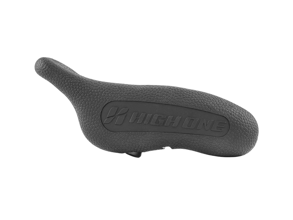 Bar End Curto Emborrachado 126mm Preto - High One