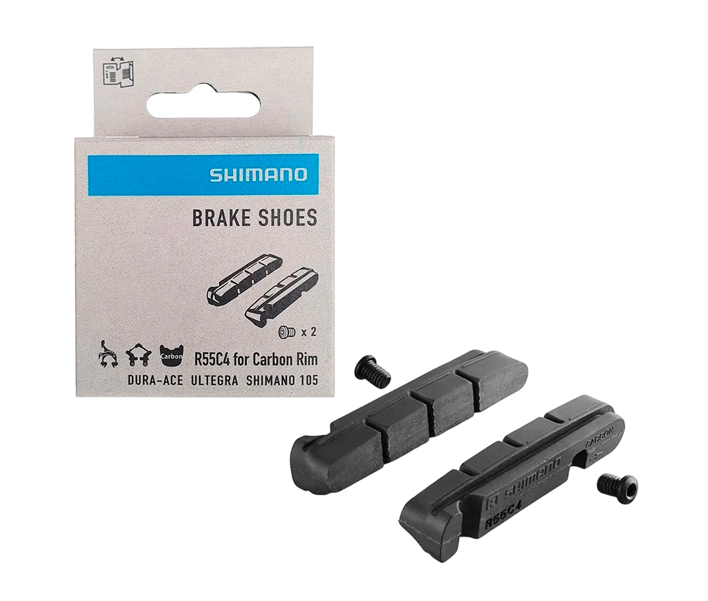 Refil de Sapata de Freio Shimano R55C4-1 Speed p/ Aro Carbono