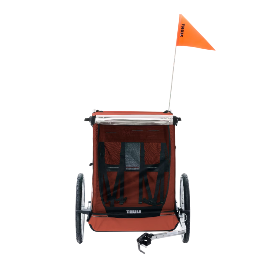 Bike Trailer Thule Cadence Hot Sauce Red - p/ 1 ou 2 Bebês
