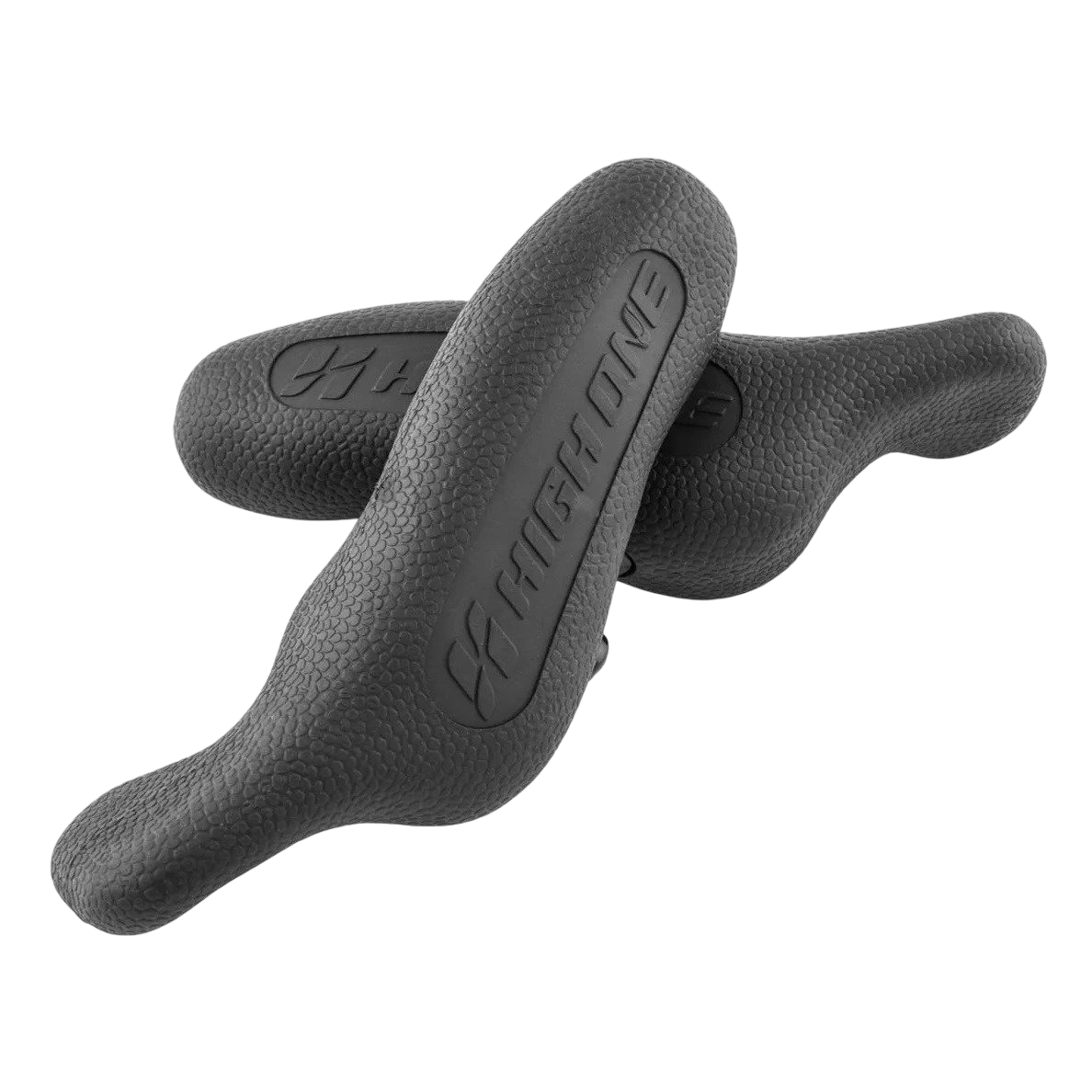 Bar End Curto Emborrachado 126mm Preto - High One