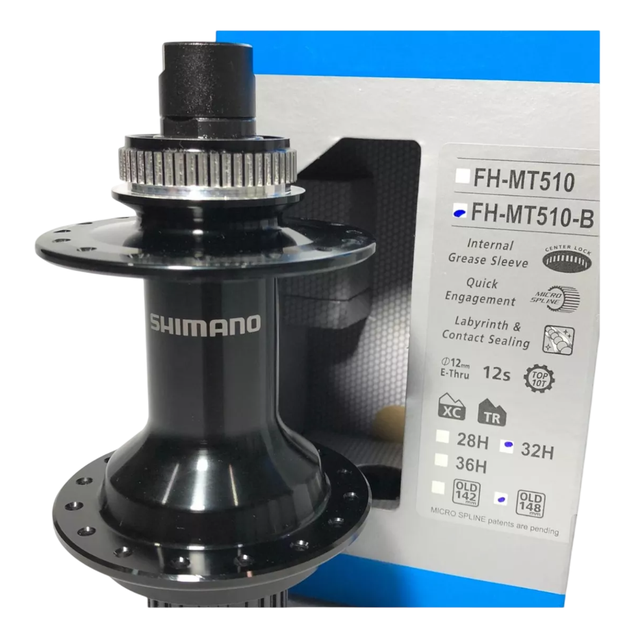 Cubo Traseiro Shimano FH-MT510 Microspline Boost Center Lock 32F 12v