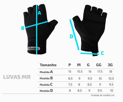 Luva Mauro Ribeiro Fiber - Dedo Longo