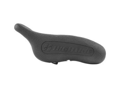 Bar End Curto Emborrachado 126mm Preto - High One