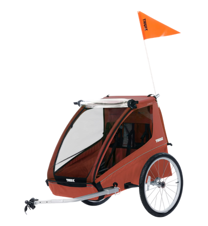 Bike Trailer Thule Cadence Hot Sauce Red - p/ 1 ou 2 Bebês