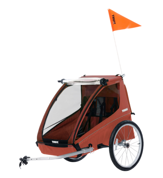 Bike Trailer Thule Cadence Hot Sauce Red - p/ 1 ou 2 Bebês